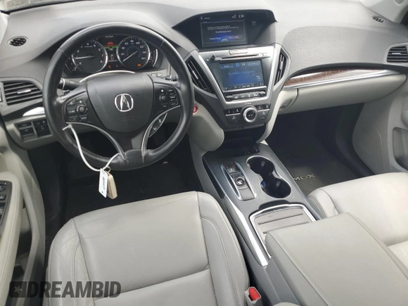 2017 Acura MDX Technology with VIN 5FRYD4H52HB021510, listed as a Copart auction lot 64566505 with 74,695 mi miles and Salvage title. Bid and sale history available at DreamBid. Image 8.