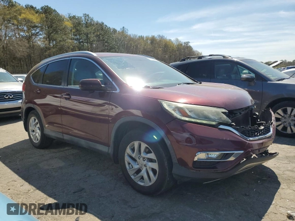 2015 Honda CR-V EX-L with VIN 2HKRM3H73FH553252, listed as a Copart auction lot 50388855 with 114,151 mi miles and Salvage Title. Bid and sale history available at carsss.com. Image 4.