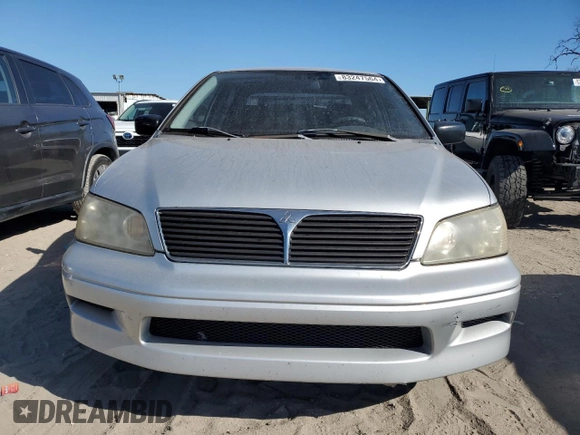 2003 Mitsubishi Lancer ES with VIN JA3AJ26E43U055918, listed as a Copart auction lot 83247564 with 60,966 mi miles and Clean Title. Bid and sale history available at carsss.com. Image 5.