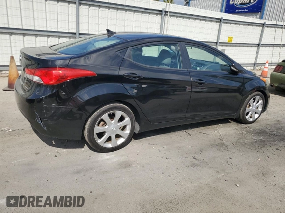 2011 Hyundai Elantra GLS with VIN 5NPDH4AE7BH042263, listed as a Copart auction lot 55201785 with 205,260 mi miles and Clean Title. Bid and sale history available at carsss.com. Image 3.