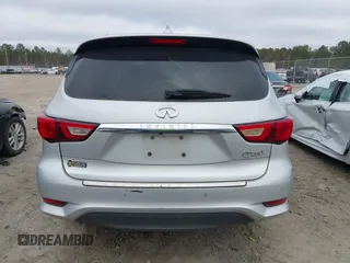 2017 Infiniti QX60 with VIN 5N1DL0MN8HC561115, listed as a IAAI auction lot 41524335 with 154,245 mi miles. Bid and sale history available at carsss.com. Image 16.