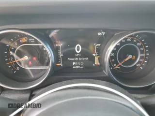 2021 Jeep Wrangler Unlimited Sahara Altitude with VIN 1C4HJXEN3MW691220, listed as a Copart auction lot 56334695 with 46,589 mi miles and Salvage title. Bid and sale history available at DreamBid. Image 9.
