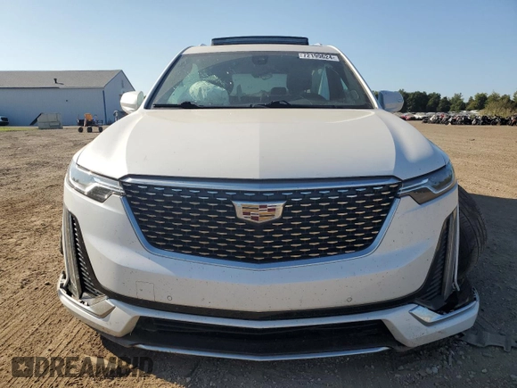 2020 Cadillac XT6 AWD Premium Luxury with VIN 1GYKPDRS0LZ207241, listed as a Copart auction lot 72199624 with 42,476 mi miles and Salvage Title. Bid and sale history available at carsss.com. Image 5.