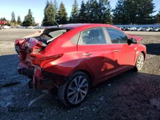 2022 Hyundai Accent Limited with VIN 3KPC34A64NE157267, listed as a Copart auction lot 84203064 with 37,075 mi miles and Salvage Title. Bid and sale history available at carsss.com. Image 3.