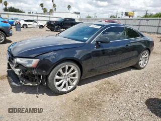 2014 Audi A5 Premium Plus with VIN WAULFAFR8EA007848, listed as a Copart auction lot 64516685 with 97,525 mi miles and Salvage title. Bid and sale history available at DreamBid. Image 1.