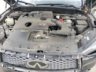 2019 Infiniti QX50 Essential with VIN 3PCAJ5M34KF124523, listed as a Copart auction lot 59371505 with 59,457 mi miles and Salvage title. Bid and sale history available at DreamBid. Image 12.