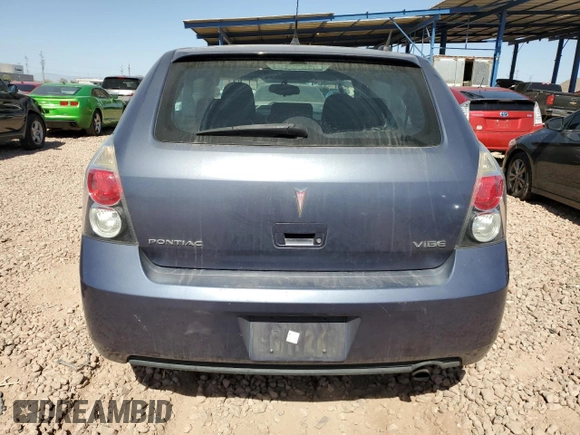 2009 Pontiac Vibe 1SA z VIN 5Y2SP67889Z460339, wystawiony jako Copart lot #46924945 z przebiegiem 151 727 mil mil oraz Szkoda całkowita • Salvage title. Historia ofert i sprzedaży dostępna na DreamBid. Obrazek 6.
