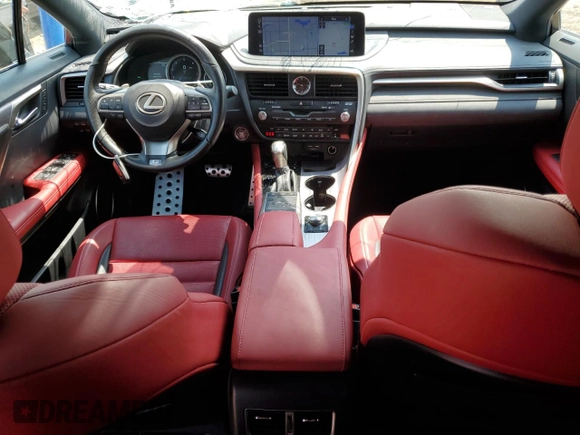 2021 Lexus RX 350 F Sport with VIN 2T2YZMDAXMC297790, listed as a Copart auction lot 63022735 with 76,819 mi miles and Clean title. Bid and sale history available at DreamBid. Image 8.