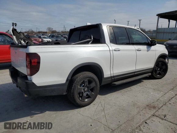 2024 Honda Ridgeline Black Edition with VIN 5FPYK3F80RB002574, listed as a Copart auction lot 45988975 with 3,682 mi miles and Salvage title. Bid and sale history available at DreamBid. Image 3.