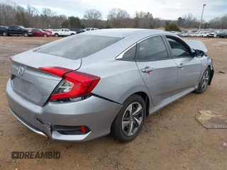 2021 Honda Civic Sedan LX with VIN 2HGFC2F62MH501225, listed as a IAAI auction lot 41206918 with 115,456 mi miles. Bid and sale history available at carsss.com. Image 4.
