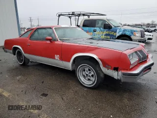 1977 Oldsmobile Cutlass with VIN 3G37R7R202893, listed as a Copart auction lot 86433114 with 21,252 mi miles and Clean Title. Bid and sale history available at DreamBid. Image 4.
