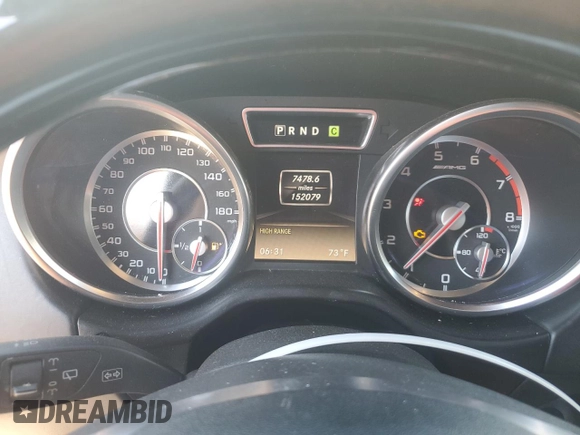 2014 Mercedes-Benz G 63 AMG with VIN WDCYC7DF8EX222778, listed as a Copart auction lot 76568764 with 152,079 mi miles and Salvage title. Bid and sale history available at DreamBid. Image 9.