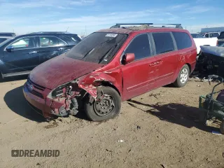 2009 Kia Sedona LX with VIN KNDMB233496272221, listed as a Copart auction lot 81194384 with 227,139 mi miles and Salvage Title. Bid and sale history available at carsss.com. Image 1.