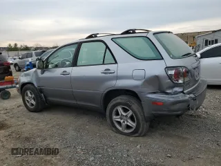 2001 Lexus RX 300 with VIN JTJHF10U510206858, listed as a Copart auction lot 80909304 with 219,722 mi miles and Salvage Title. Bid and sale history available at carsss.com. Image 2.