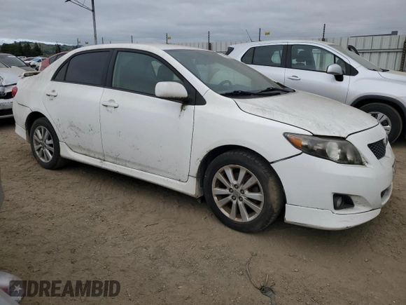 2009 Toyota Corolla with VIN 1NXBU40E09Z012330, listed as a Copart auction lot 52833375 with 193,253 mi miles and Clean Title. Bid and sale history available at carsss.com. Image 4.