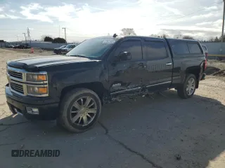2014 Chevrolet Silverado 1500 High Country with VIN 3GCUKTEC3EG380079, listed as a Copart auction lot 47882555 with 145,780 mi miles and Clean Title. Bid and sale history available at carsss.com. Image 1.