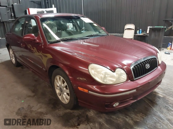 2003 Hyundai Sonata GLS with VIN KMHWF35H13A882475, listed as a IAAI auction lot 41863570 with 168,303 mi miles. Bid and sale history available at carsss.com. Image 1.