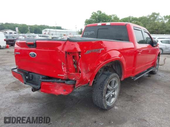 2016 Ford F-150 XLT with VIN 1FTFW1EF5GKE57428, listed as a IAAI auction lot 42314008 with 149,853 mi miles and . Bid and sale history available at DreamBid. Image 6.