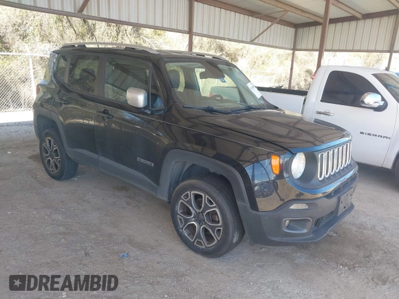 2017 Jeep Renegade Limited with VIN ZACCJADB2HPE91513, listed as a IAAI auction lot 41815588 with 118,821 mi miles and . Bid and sale history available at DreamBid. Image 1.