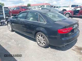 2014 Audi A4 Premium Plus with VIN WAUFFBFL0EN043699, listed as a IAAI auction lot 42766129 with 100,247 mi miles and . Bid and sale history available at DreamBid. Image 3.