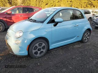 2015 FIAT 500e with VIN 3C3CFFGE3FT672781, listed as a Copart auction lot 83565744 with 41,379 mi miles and Clean Title. Bid and sale history available at carsss.com. Image 1.
