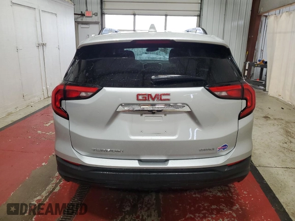 2020 GMC Terrain SLE with VIN 3GKALTEV3LL225543, listed as a Copart auction lot 59865285 with 42,001 mi miles and Salvage title. Bid and sale history available at DreamBid. Image 6.