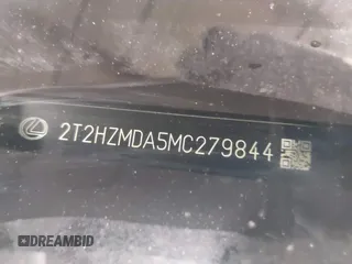 2021 Lexus RX 350 с VIN 2T2HZMDA5MC279844, выставлен на аукционе IAAI как лот 41868005 с пробегом 14 473 миль миль и . История ставок и продаж доступна на DreamBid. Изображение 9.
