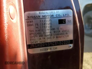 1982 Datsun 280ZX z VIN JN1HZ04S9CX450233, wystawiony jako Copart lot #88735675 z przebiegiem 137 235 mil mil oraz Tytuł czysty. Historia ofert i sprzedaży dostępna na DreamBid. Obrazek 12.
