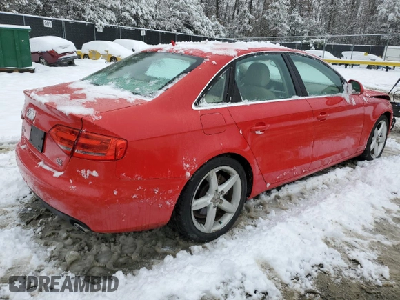 2009 Audi A4 3.2L Prestige with VIN WAUMK78K89N010993, listed as a Copart auction lot 44842995 with 60,306 mi miles and Salvage Title. Bid and sale history available at carsss.com. Image 3.