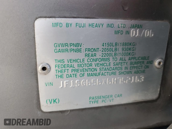 2006 Subaru Forester 2.5 X w/Premium Pkg with VIN JF1SG656X6H752163, listed as a Copart auction lot 77936724 with 223,781 mi miles and Salvage Title. Bid and sale history available at carsss.com. Image 14.