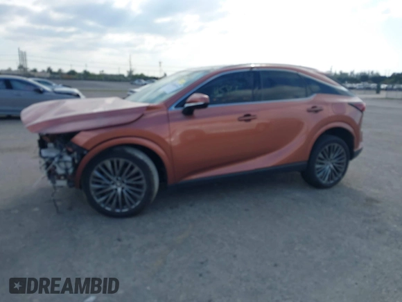 2023 Lexus RX 350 with VIN 2T2BAMBA9PC005437, listed as a IAAI auction lot 41283210 with 45,466 mi miles and . Bid and sale history available at DreamBid. Image 2.