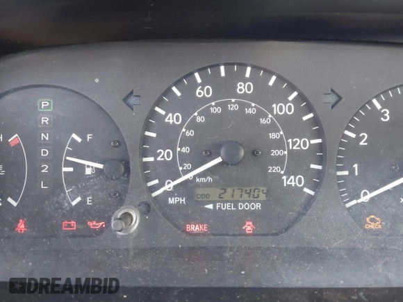 2001 Toyota Camry CE with VIN 4T1BG28K91U852861, listed as a IAAI auction lot 41912480 with 217,404 mi miles. Bid and sale history available at carsss.com. Image 7.