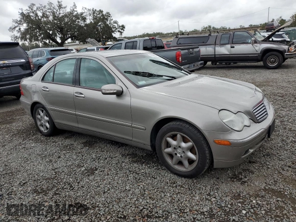 2003 Mercedes-Benz C 320 with VIN WDBRF64J93F369399, listed as a Copart auction lot 79799204 with Not Provided miles and Salvage Title. Bid and sale history available at DreamBid. Image 4.