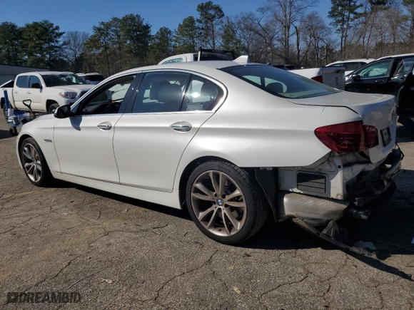 2014 BMW 5 Series 535i with VIN WBA5B1C54ED475760, listed as a Copart auction lot 45926265 with 62,041 mi miles and Salvage Title. Bid and sale history available at carsss.com. Image 2.