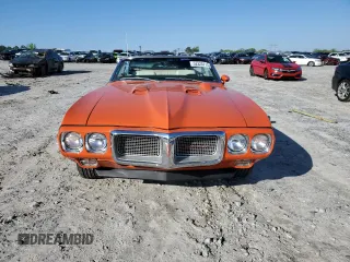 1969 Pontiac Firebird z VIN 223679U130800, wystawiony jako Copart lot #52325715 z przebiegiem 545 118 mil mil oraz Szkoda całkowita • Salvage title. Historia ofert i sprzedaży dostępna na DreamBid. Obrazek 5.