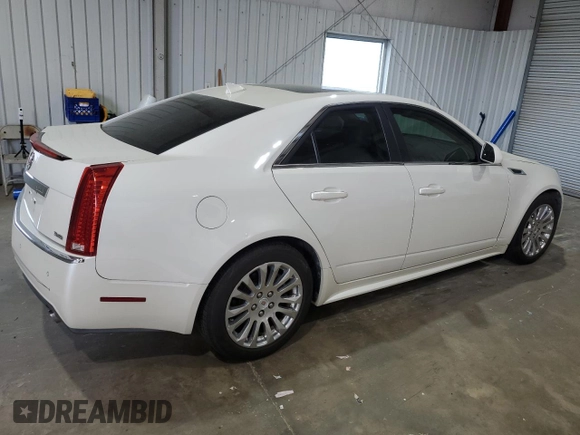 2013 Cadillac CTS Premium with VIN 1G6DP5E34D0111883, listed as a Copart auction lot 49262825 with 90,157 mi miles and Clean Title. Bid and sale history available at DreamBid. Image 3.