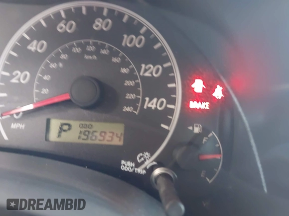 2010 Toyota Corolla with VIN 2T1BU4EE3AC438446, listed as a IAAI auction lot 42668973 with 196,934 mi miles and . Bid and sale history available at DreamBid. Image 15.