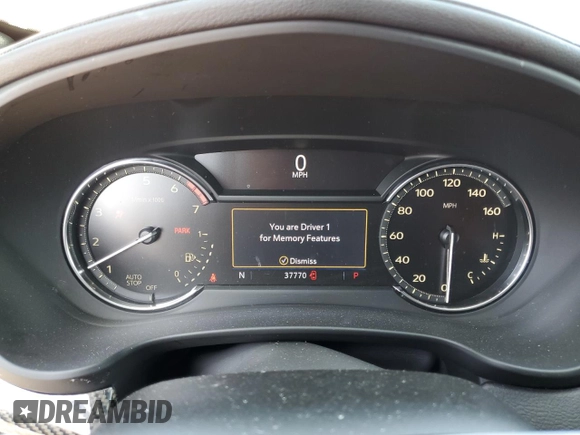 2019 Cadillac XT4 FWD Sport with VIN 1GYFZER4XKF167897, listed as a Copart auction lot 59224635 with 37,770 mi miles and Salvage title. Bid and sale history available at DreamBid. Image 9.