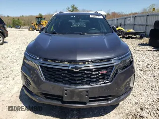 2022 Chevrolet Equinox RS with VIN 3GNAXWEV2NS202014, listed as a Copart auction lot 55381305 with 58,080 mi miles and Salvage title. Bid and sale history available at DreamBid. Image 5.