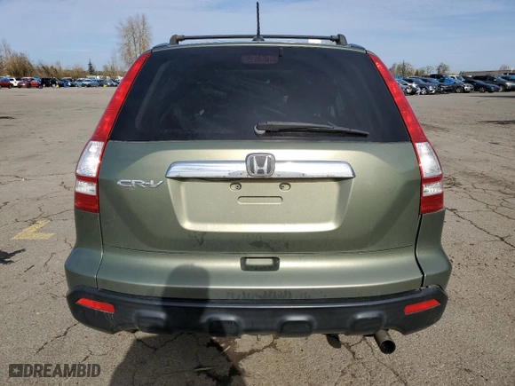 2007 Honda CR-V EX-L with VIN JHLRE38787C008984, listed as a Copart auction lot 46945165 with 180,986 mi miles and Salvage Title. Bid and sale history available at carsss.com. Image 6.