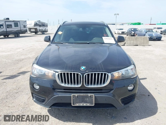 2015 BMW X3 sDrive28i with VIN 5UXWZ7C51F0M82937, listed as a IAAI auction lot 42028655 with 122,969 mi miles and . Bid and sale history available at DreamBid. Image 6.