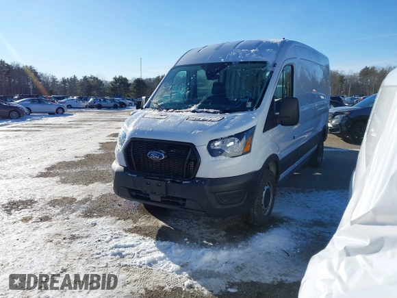 2023 Ford Transit Cargo with VIN 1FTBR1C84PKB27872, listed as a IAAI auction lot 41025498 with 6,710 mi miles and . Bid and sale history available at DreamBid. Image 17.