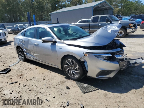 2020 Honda Insight Touring with VIN 19XZE4F93LE007106, listed as a Copart auction lot 47823085 with Not Provided miles and Non Repairable. Bid and sale history available at carsss.com. Image 4.