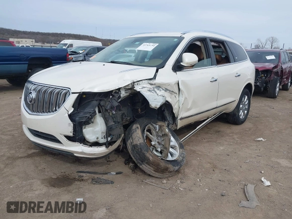 2015 Buick Enclave Leather with VIN 5GAKRBKD9FJ314163, listed as a IAAI auction lot 41743254 with Not Provided miles and . Bid and sale history available at DreamBid. Image 17.