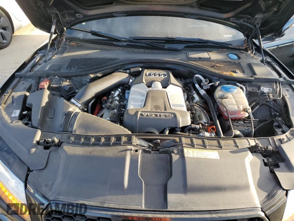2012 Audi A7 Prestige with VIN WAUSGAFC8CN015376, listed as a Copart auction lot 41500135 with 109,981 mi miles and Salvage title. Bid and sale history available at DreamBid. Image 11.