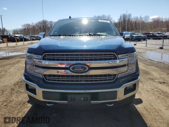 2018 Ford F-150 XL with VIN 1FTEW1EG1JKF48482, listed as a Copart auction lot 52347845 with 130,331 mi miles and Salvage title. Bid and sale history available at DreamBid. Image 5.