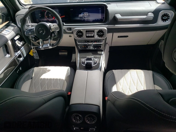 2024 Mercedes-Benz G 63 AMG with VIN W1NYC7HJ0RX504884, listed as a Copart auction lot 50609385 with 3,591 mi miles and Salvage Title. Bid and sale history available at DreamBid. Image 8.