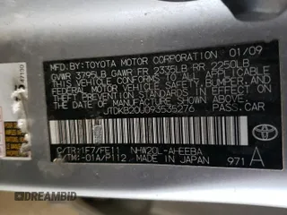 2009 Toyota Prius with VIN JTDKB20U093535276, listed as a Copart auction lot 55640655 with 184,609 mi miles and Clean Title. Bid and sale history available at carsss.com. Image 12.