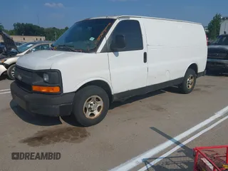 2005 Chevrolet Express Cargo with VIN 1GCFG15X251132972, listed as a IAAI auction lot 42661000 with 286,090 mi miles and . Bid and sale history available at DreamBid. Image 2.
