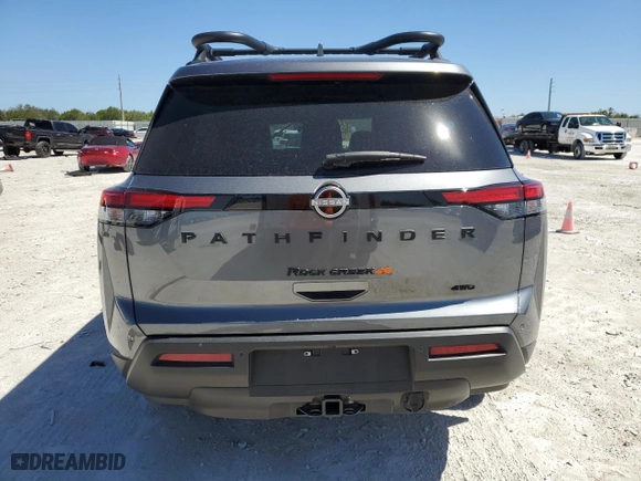 2024 Nissan Pathfinder Rock Creek with VIN 5N1DR3BD7RC270648, listed as a Copart auction lot 47968565 with 2,496 mi miles and Non Repairable. Bid and sale history available at carsss.com. Image 6.